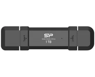 Внешний SSD накопитель 1 TB Silicon Power DS72 Black (SP001TBUC3S72VPK)