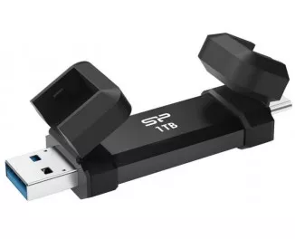 Зовнішній SSD накопичувач 1 TB Silicon Power DS72 Black (SP001TBUC3S72VPK)