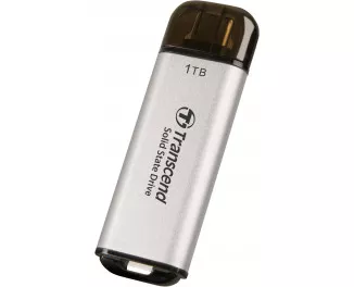 Внешний SSD накопитель 1 TB Transcend ESD300 Silver (TS1TESD300S)