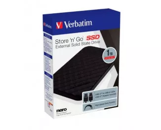 Зовнішній SSD накопичувач 1 TB Verbatim Store 'n' Go Portable (53230)