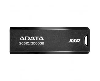 Зовнішній SSD накопичувач 2 TB ADATA SC610 (SC610-2000G-CBK/RD)