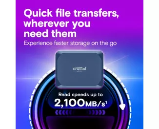 Зовнішній SSD накопичувач 2 TB Crucial X10 (CT2000X10SSD9)