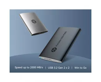 Зовнішній SSD накопичувач 2 TB HP P900 Gray (7M695AA)