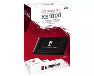 Внешний SSD накопитель 2 TB Kingston XS1000 Black (SXS1000/2000GA)