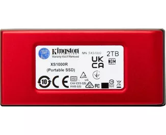 Внешний SSD накопитель 2 TB Kingston XS1000 Red (SXS1000R/2000G)