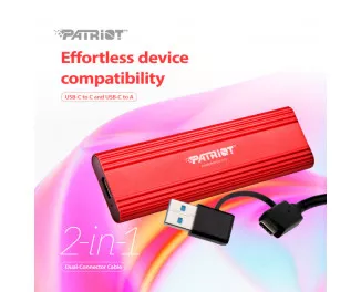 Зовнішній SSD накопичувач 2 TB Patriot Transporter Lite (PTPL2TBPEC)