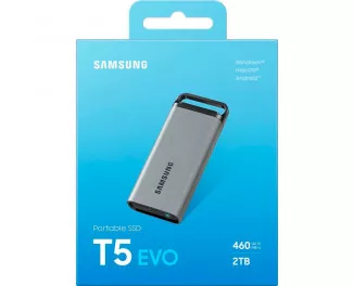 Внешний SSD накопитель 2 TB Samsung T5 EVO Gray (MU-PM2T0G)