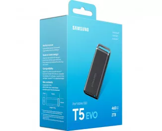 Внешний SSD накопитель 2 TB Samsung T5 Shield  (MU-PH2T0S/EU)