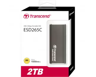 Внешний SSD накопитель 2 TB Transcend ESD265C Iron Gray (TS2TESD265C)