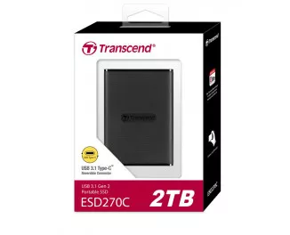 Внешний SSD накопитель 2 TB Transcend ESD270C (TS2TESD270C)
