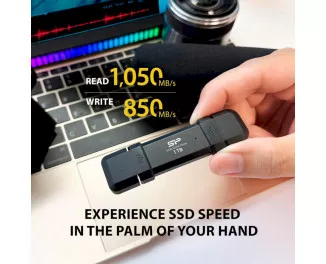 Зовнішній SSD накопичувач 250Gb Silicon Power DS72 Black (SP250GBUC3S72V1K)