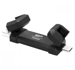 Внешний SSD накопитель 250Gb Silicon Power DS72 Black (SP250GBUC3S72VPK)
