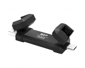 Внешний SSD накопитель 250Gb Silicon Power DS72 Black (SP250GBUC3S72VPK)
