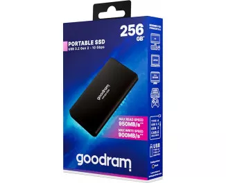 Внешний SSD накопитель 256Gb GOODRAM HX100 (SSDPR-HX100-256)