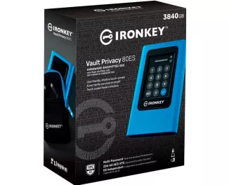 Внешний SSD накопитель 3.84 TB Kingston IronKey Vault Privacy 80 (IKVP80ES/3840G)
