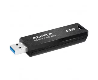 Внешний SSD накопитель 500Gb ADATA SC610 (SC610-500G-CBK/RD)