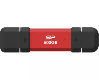 Внешний SSD накопитель 500Gb Silicon Power DS72 Red (SP500GBUC3S72VPR)