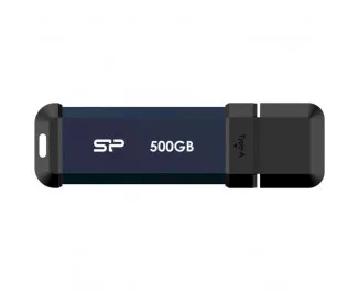 Внешний SSD накопитель 500Gb Silicon Power MS60 Blue (SP500GBUF3S60VPB)