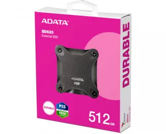 Внешний SSD накопитель 512Gb ADATA SD620 (SD620-512GCBK)