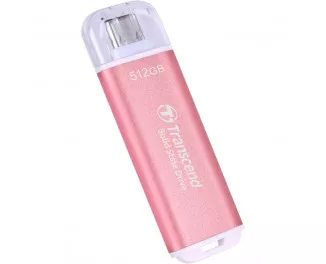 Зовнішній SSD накопичувач 512Gb Transcend ESD300 Pink (TS512GESD300P)