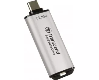 Внешний SSD накопитель 512Gb Transcend ESD300 Silver (TS512GESD300S)
