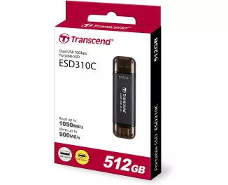 Внешний SSD накопитель 512Gb Transcend ESD310C (TS512GESD310C)
