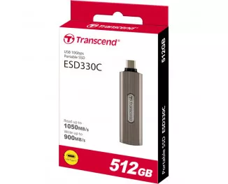 Внешний SSD накопитель 512Gb Transcend ESD330C Dark Grayish Brown (TS512GESD330C)