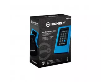 Зовнішній SSD накопичувач 960Gb Kingston IronKey Vault Privacy 80 (IKVP80ES/960G)