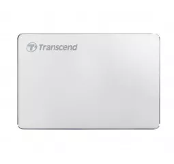 Зовнішній жорсткий диск 1 TB Transcend StoreJet 25C3S Silver (TS1TSJ25C3S)