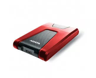 Зовнішній жорсткий диск 2TB ADATA DashDrive Durable HD650 Red (AHD650-2TU31-CRD)