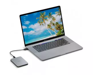 Внешний жесткий диск 2 TB LaCie Mobile Drive Moon Silver (STLP2000400)