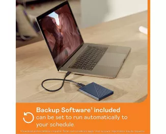 Внешний жесткий диск 2 TB WD My Passport for Mac Blue (WDBA2D0020BBL-WESN)