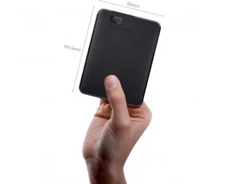 Внешний жесткий диск 6 TB WD Elements Portable (WDBHJS0060BBK-WESN)