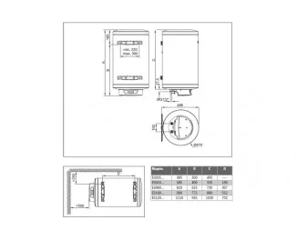 Водонагреватель BOSCH Tronic 8000 T ES 050-5 1600W BO H1X-EDWRB