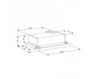 Вытяжка ELEYUS BREEZE 470 60 BR