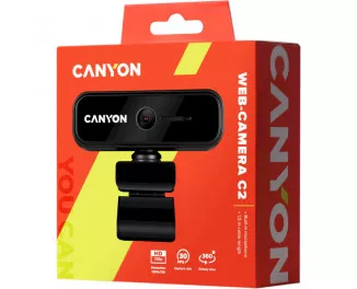 Web камера Canyon C2 720p HD Black (CNE-HWC2)