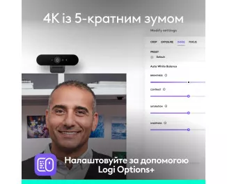 Web камера Logitech Brio 4K Graphite (960-001718 / 960-001746)