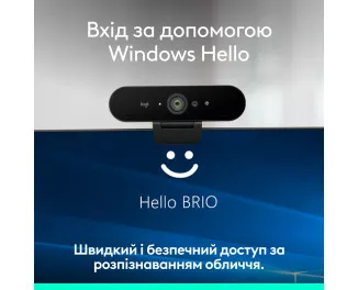 Web камера Logitech Brio 4K Graphite (960-001718 / 960-001746)