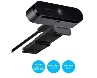 Web камера Logitech Brio 4K Pro Stream Edition (960-001107)