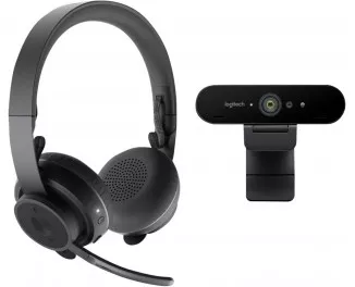Web камера Logitech Brio 4K Webcam & Zone Wireless Headset (991-000344)