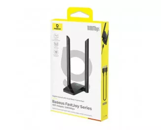Wi-Fi адаптер Baseus FastJoy Series WiFi Adapter 1800Mbps（External Antenna）Cluster Black