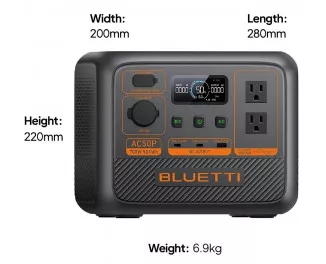 Зарядная станция BLUETTI AC50P 504Wh | 700W (EU)