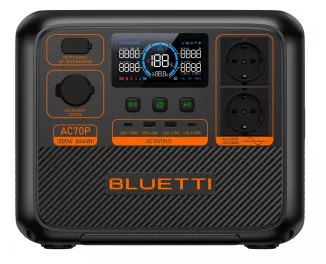 Зарядна станція BLUETTI AC70P 864Wh | 1000W