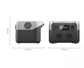 Зарядная станция EcoFlow RIVER 2 Max 512Wh | 500W (ZMR610-B-CN) China spec