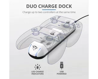 Зарядная станция Trust GXT 251 Duo Charging Dock for PS5 (24173)