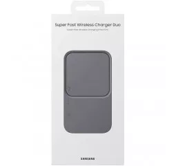 Зарядное устройство беспроводное Samsung 15Вт, серый темный