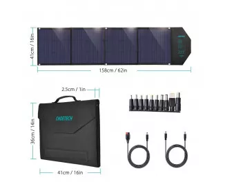 Зарядное устройство на солнечной батарее Choetech 80W (SC007)