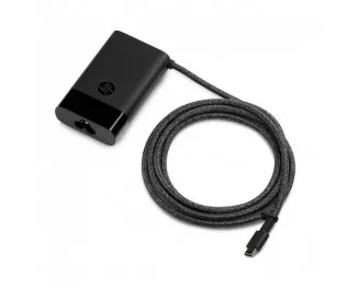 Зарядное устройство сетевое HP 65W USB-C, кабель USB-C, 1м, черный