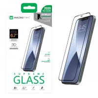 Защитное стекло для Apple iPhone 12 Pro Max  AMAZINGThing 3D Silicone Edge Glass