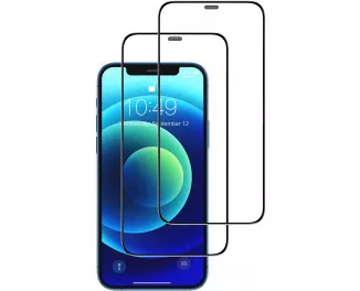 Захисне скло Apple iPhone 12 Pro Max DOBERMAN 2.5D Full Screen Dust-proof Glass